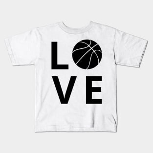 love basketball Kids T-Shirt